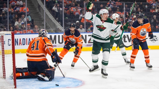 Wild snap Oilers five-game winning streak with a 7-3 win