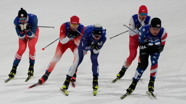 Olympics-Cross-country skiing-Finn Remi suffered frozen penis in mass start race
