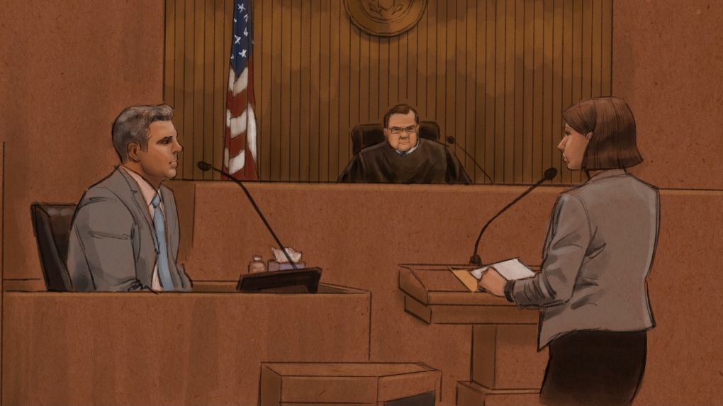 George Floyd trial court sketch