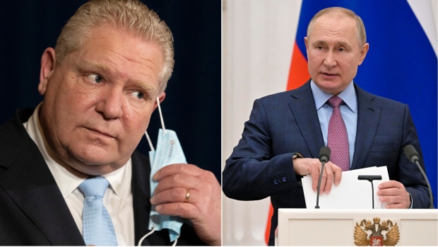 Ontario to provide $300K in aid to Ukraine as Premier Ford condemns Russian attack