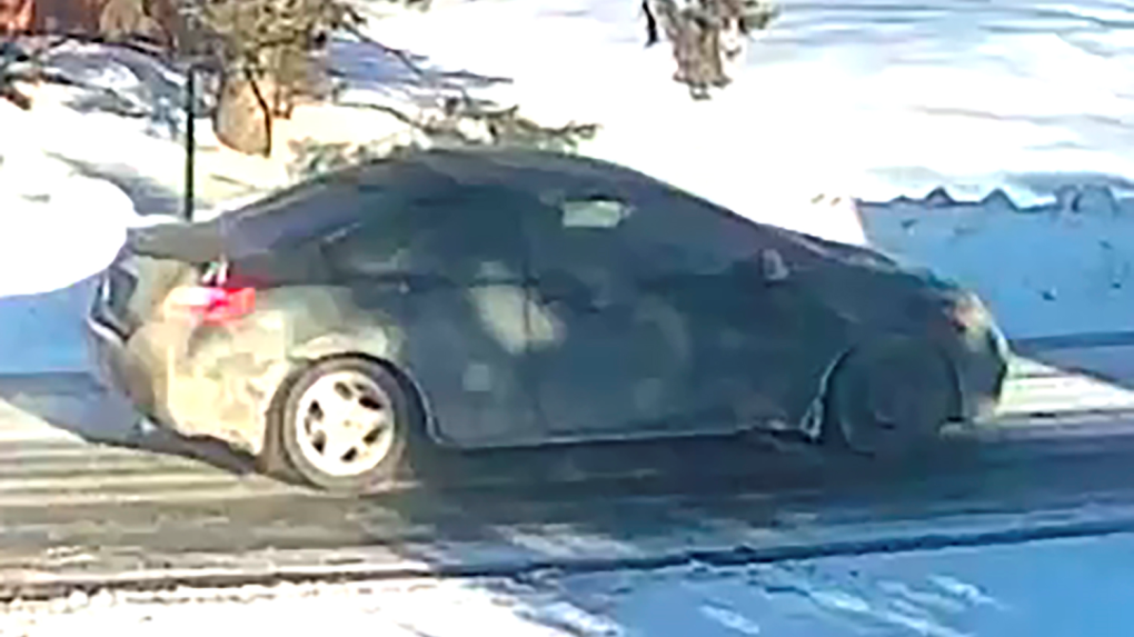 Hit-and-run vehicle of interest