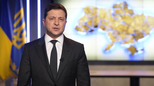 Il presidente ucraino Volodymyr Zelensky: attore televisivo al presidente