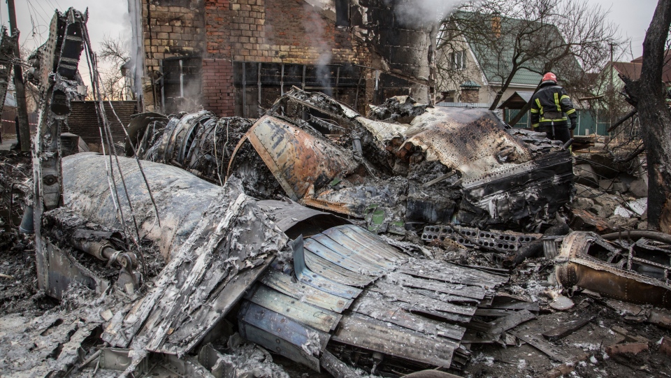 Kyiv downed aircraft