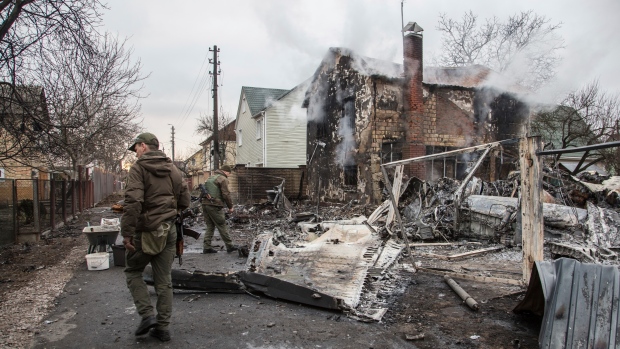 Ukraine's capital under threat as Russia presses invasion