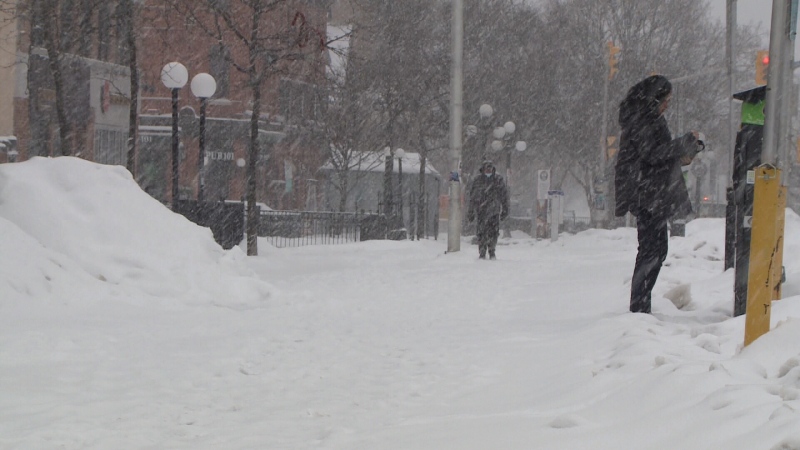 Environment Canada called for up to 15 centimetres of snow in Ottawa on Friday. (Ian Urbach/CTV News Ottawa)
