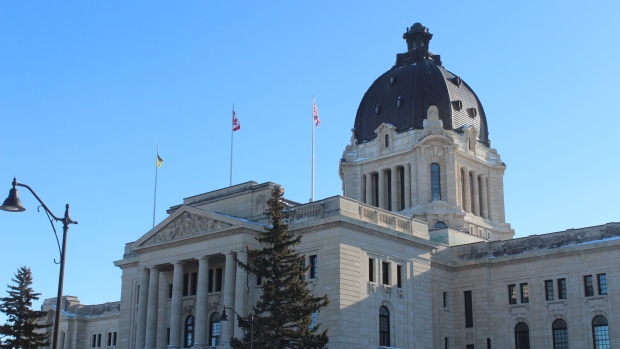 The Saskatchewan Legislative Building is shown on Jan. 29, 2022. (Cole Davenport/CTV News Regina)