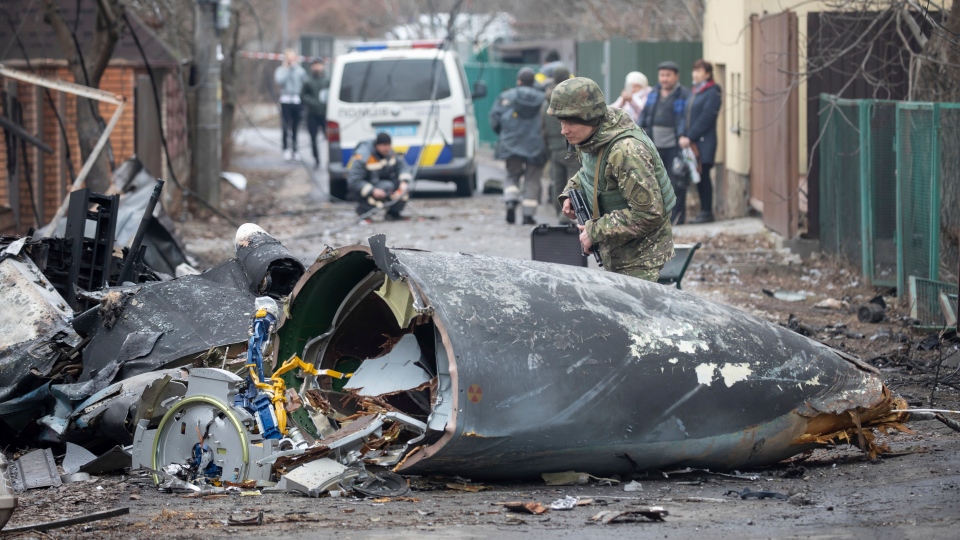 Ukraine soldier downed aircraft