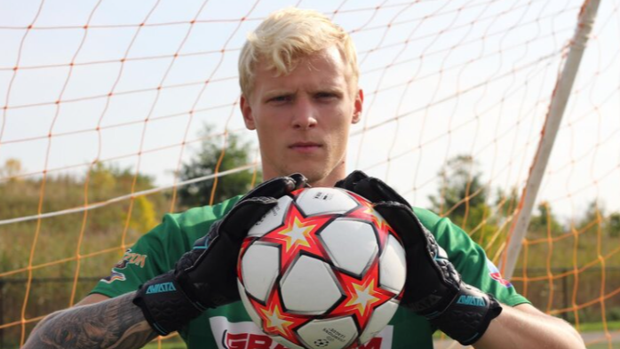 Svyatik Artemenko is a goalkeeper with Guelph United (Supplied: Guelph United FC)