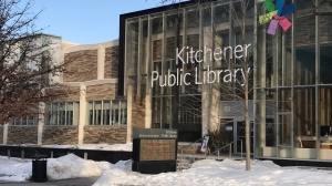 Kitchener Public Library, main branch. (Dan Lauckner/CTV Kitchener)