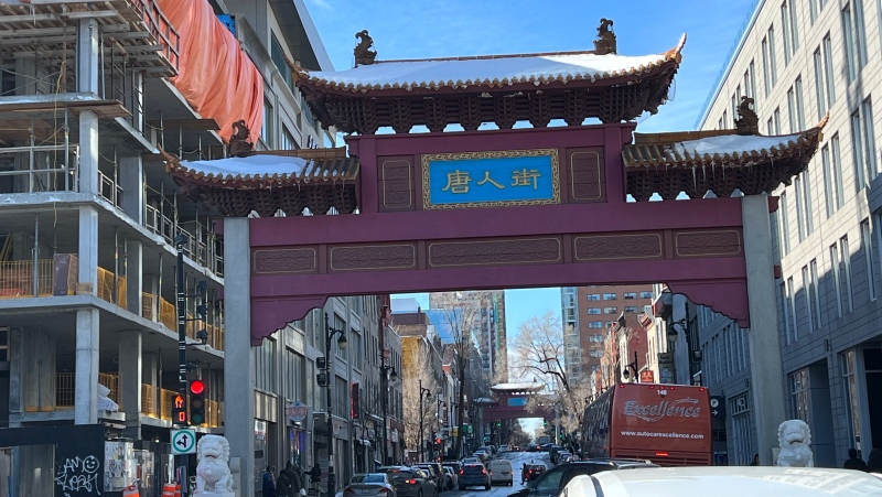 Montreal's Chinatown. (Daniel J. Rowe/CTV News)
