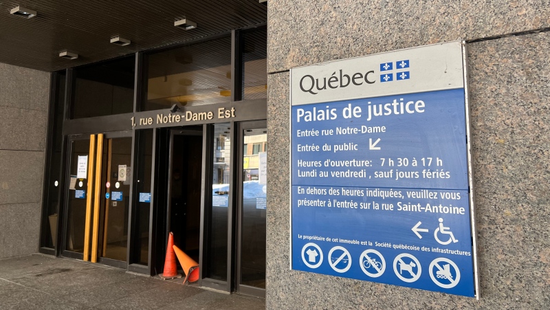 Montreal courthouse/Palais de Justice. (Daniel J. Rowe/CTV News)