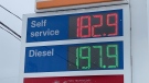 The price of gas in Ottawa, March 7, 2022. (Dave Charbonneau/CTV News Ottawa)