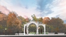 Architecture students at Carleton University have designed a new commemorative gate for Ottawa's Confederation Park. (Carleton University)