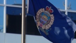 The Edmonton Police Association's flag can be seen in this undated file photo. (File)