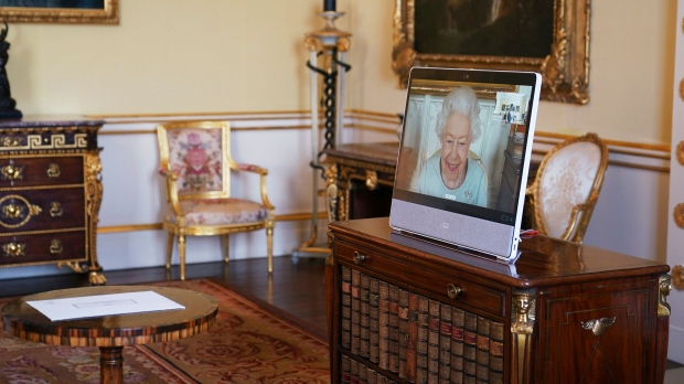 Ratu Elizabeth II melewatkan Commonwealth Day Service