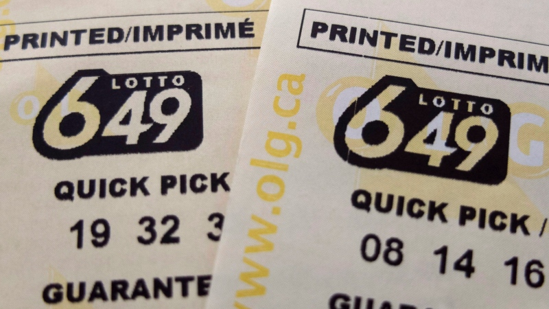 Lotto 6/49 tickets are seen in this undated image. THE CANADIAN PRESS/Richard Plume