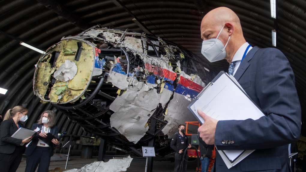 Malaysia Airlines Flight MH17 wreckage