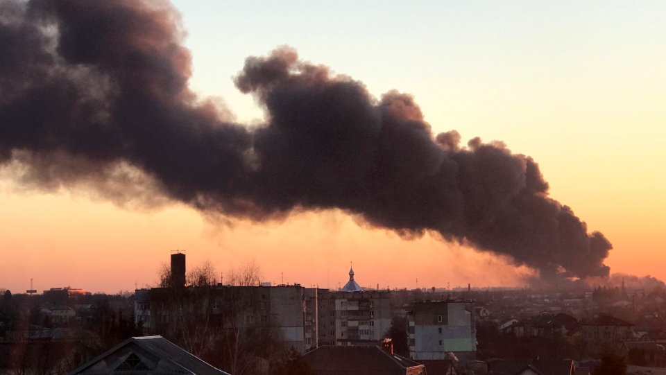 Lviv smoke