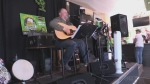 As part of the St. Patrick's Day festivities, Jim Armstrong performed live music in a pub in the Greater Sudbury community of Garson. March 17/22 (CTV Northern Ontario)