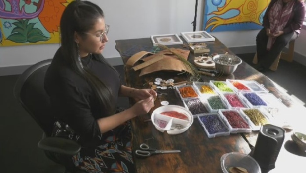 'Bringing quillwork back': Ojibway artist breathes new life into traditional artform