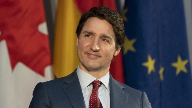 Trudeau arrives in Brussels to address European Parliament ahead of NATO, G7 talks