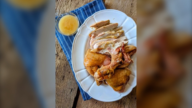CJ Katz shares her Honey-Lemon Roast Chicken recipe. (CJ Katz) 