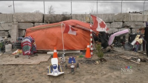 New homeless encampment in north Kitchener