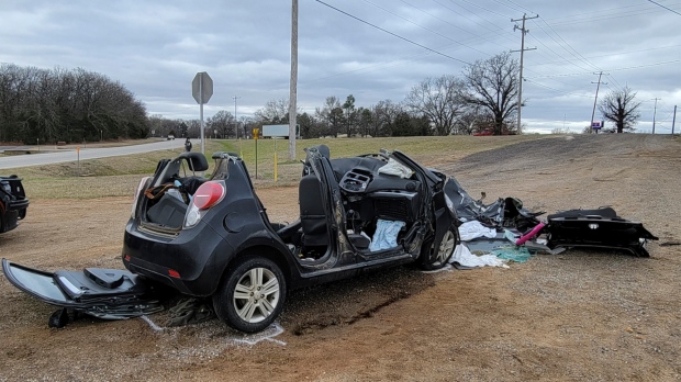 Kecelakaan mobil Oklahoma: Remaja membuat ‘berhenti berputar’