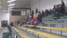 Fans watch hockey at the Nick Smith Centre in Arnprior, Ont. (Dylan Dyson/CTV News Ottawa)