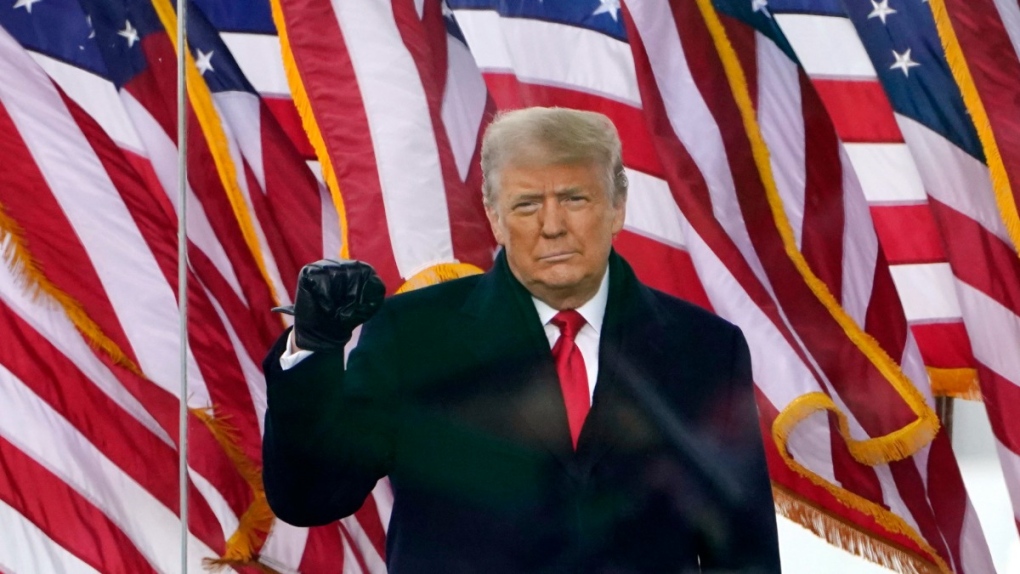 Donald Trump in Washington, on Jan. 6, 2021