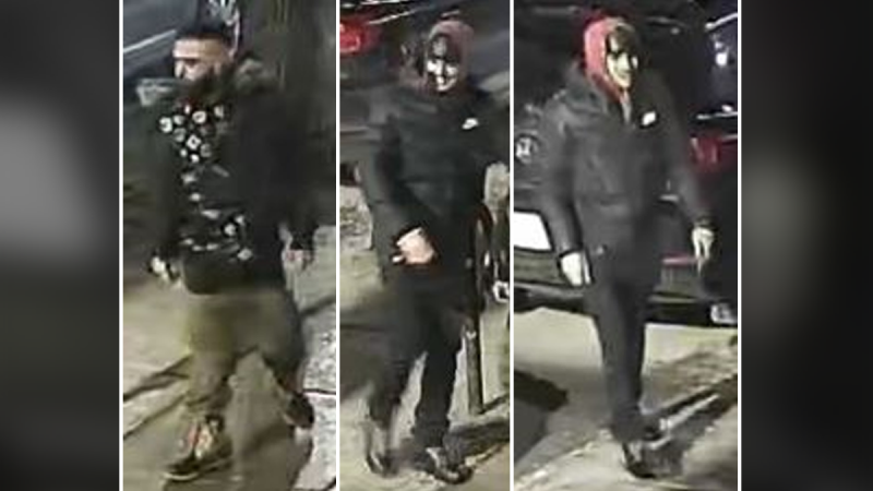Ottawa police are searching for two suspects in relation to a stabbing on George Street on March 19, 2022. (Ottawa Police Service)