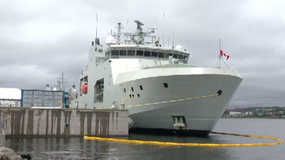 HMCS Harry DeWolf suffered a failure of one of its four main diesel generators, requiring the ship to head back to Halifax.