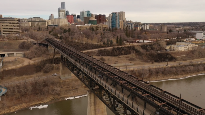 The High Level Bridge can be seen in this undated file photo. (CTV News Edmonton)
