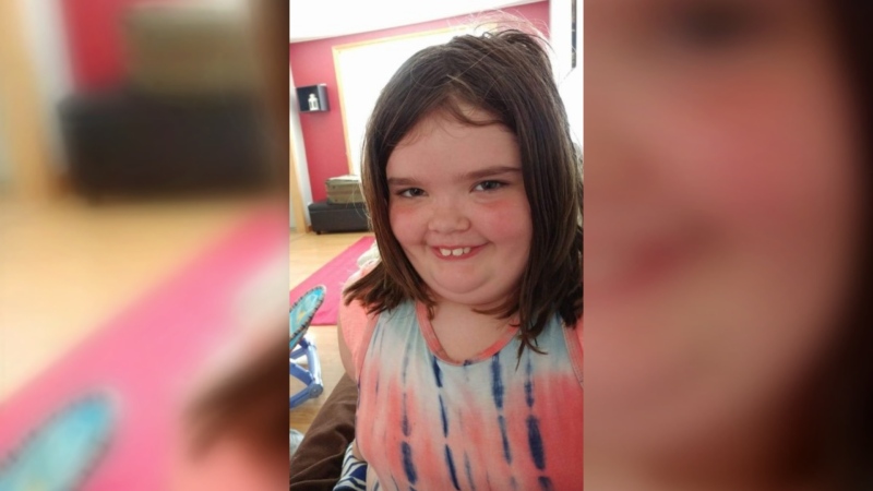 12-year-old Grace McSweeney is seen in a photo provided by family.