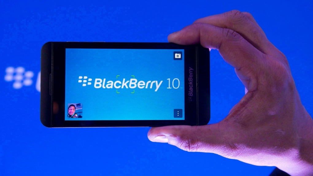 A BlackBerry Z10 in 2013