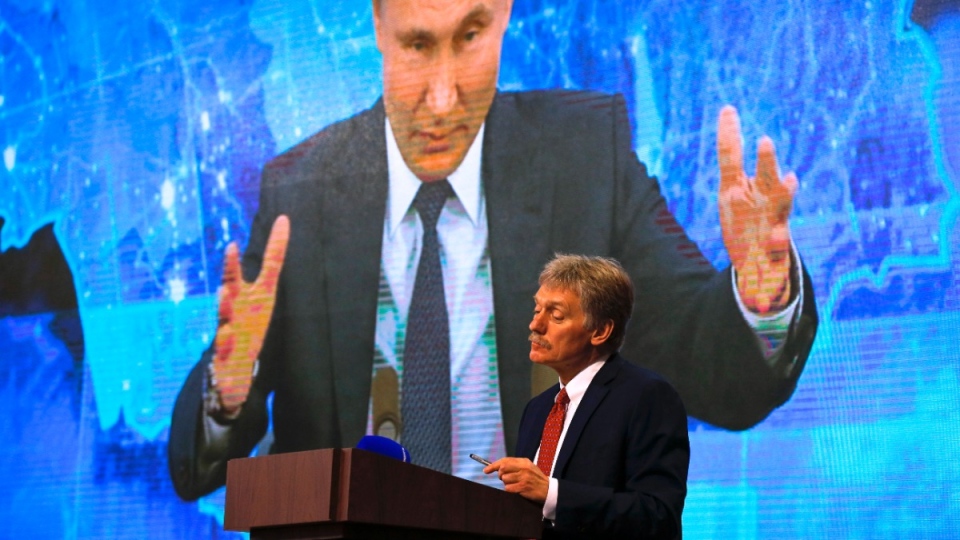Kremlin spokesman Dmitry Peskov in 2020