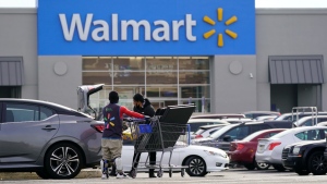 A Walmart location in Philadelphia, on Nov. 17, 2021. (Matt Rourke / AP) 