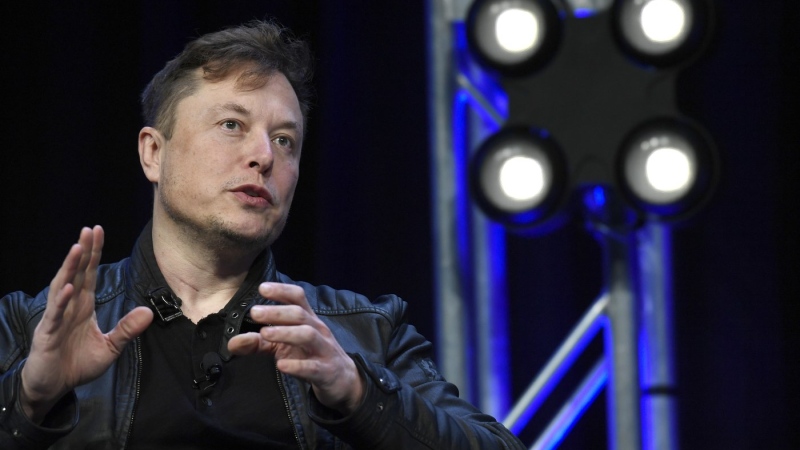 Tesla and SpaceX Chief Executive Officer Elon Musk speaks at the SATELLITE Conference and Exhibition in Washington. (AP Photo/Susan Walsh)