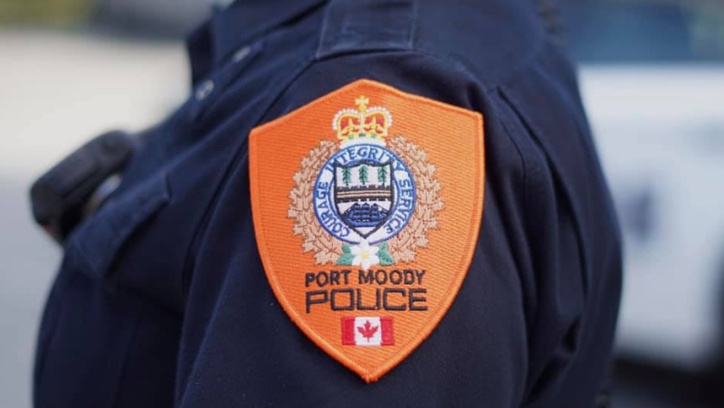 Port Moody Police Department badge is seen in this undated image. (Port Moody Police Department/Facebook)