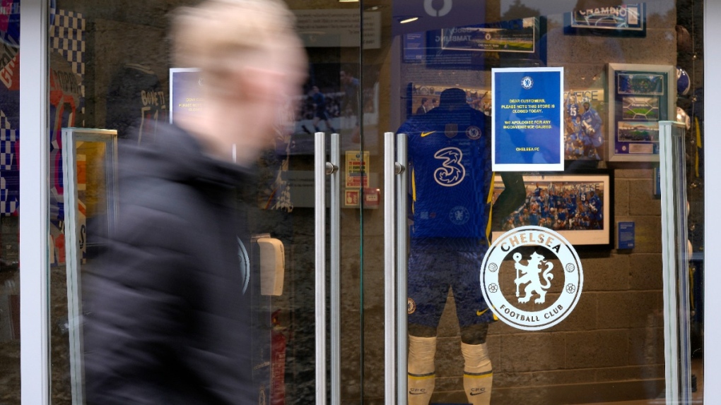 Shop closed at Stamford Bridge stadium