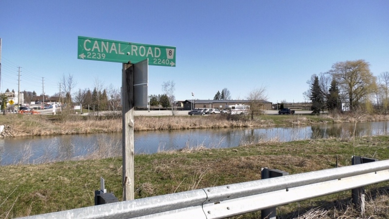 Canal Road in Bradford, Ont. (Steve Mansbridge/CTV News - FILE IMAGE) 