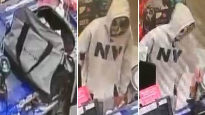 Ottawa police are asking for the public's help identifying this man, who is suspected of robbing a Hobin Street store at gunpoint on April 13, 2022. (Handout/Ottawa Police Service)