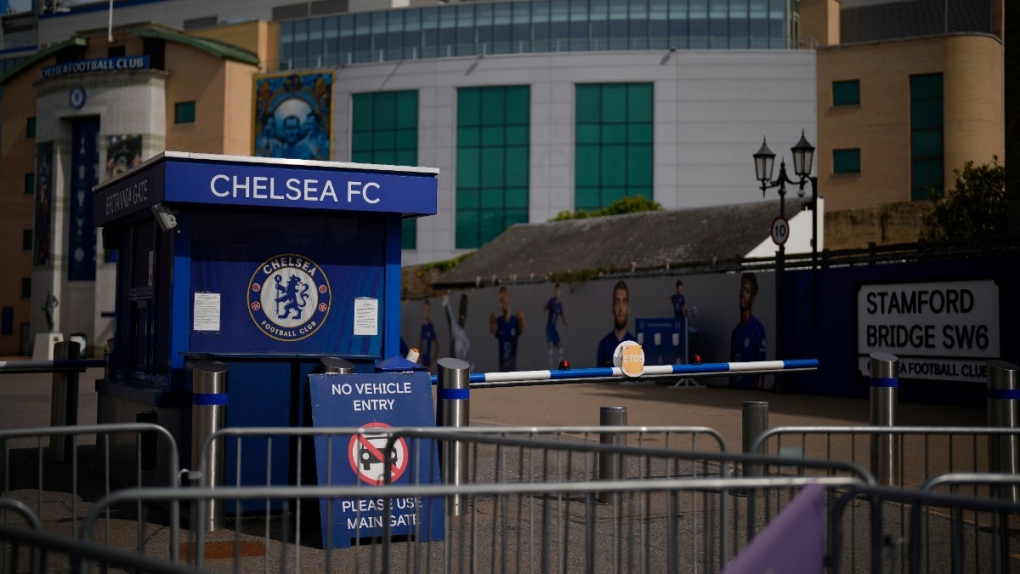 At Chelsea's Stamford Bridge stadium in London