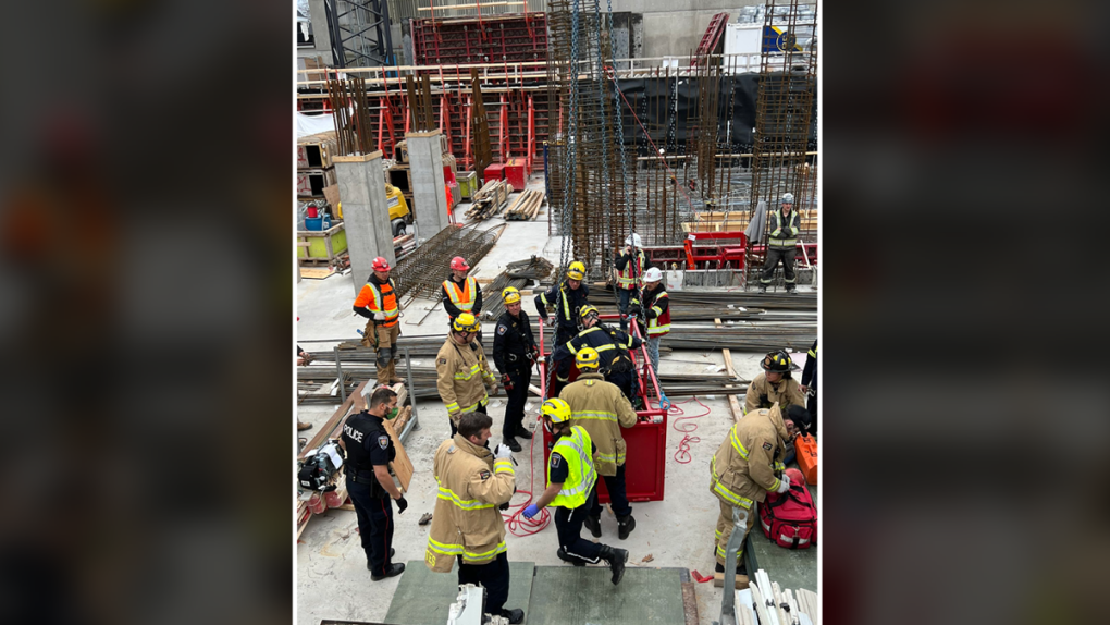 Worker rescued