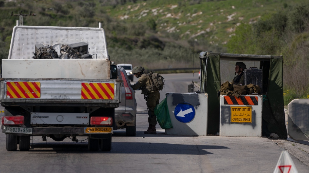 Israeli army checkpoint