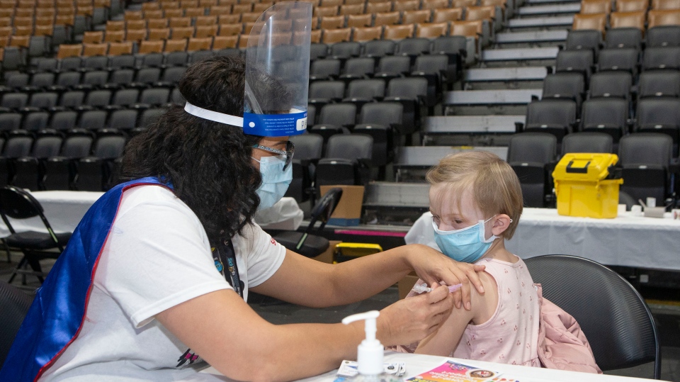 Toronto to host mass vaccination clinic for children at Scotiabank Arena as  number of COVID-19 outbreaks in schools continues to rise