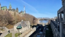 The Ottawa Locks on the first day of May. (Josh Pringle/CTV News Ottawa)