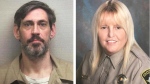 Composite image shows Casey Cole White, left, and Assistant Director of Corrections Vicky White. (U.S. Marshals Service, Lauderdale County Sheriff's Office via AP) 