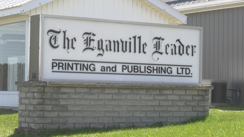 The Eganville Leader is set to celebrate 120 years in the community in June. (Dylan Dyson/CTV News Ottawa)