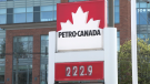 A gas station sign is seen in Metro Vancouver on Sunday, May 8, 2022.